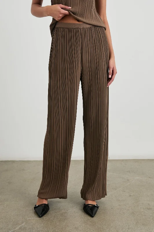 Comfortable down LIANA PANT - MOREL