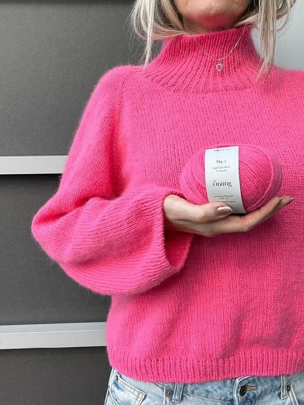 Street Fashion Style Emmeline sweater from Önling, No 1 knitting kit