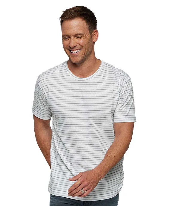 Chic Lounge 6901 - LAT Fine Jersey T-Shirt | Shadow Stripe