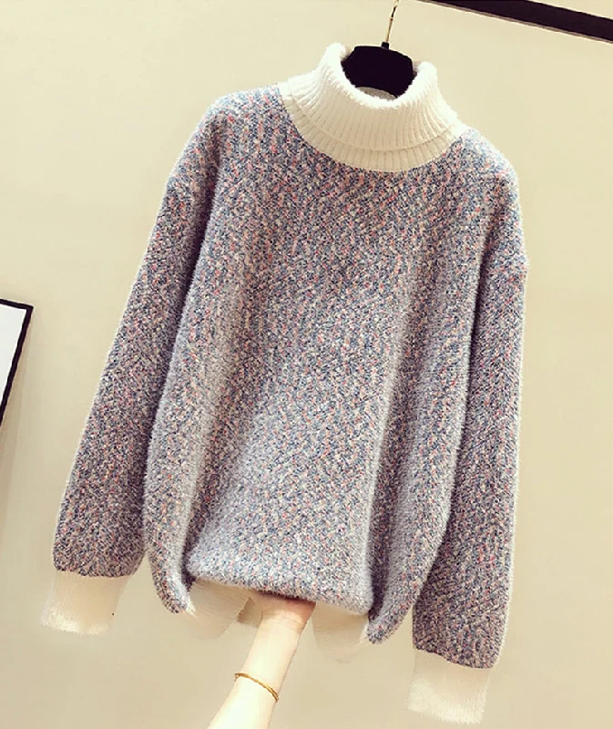 Girl Style Sweater cute turtleneck sweater  123