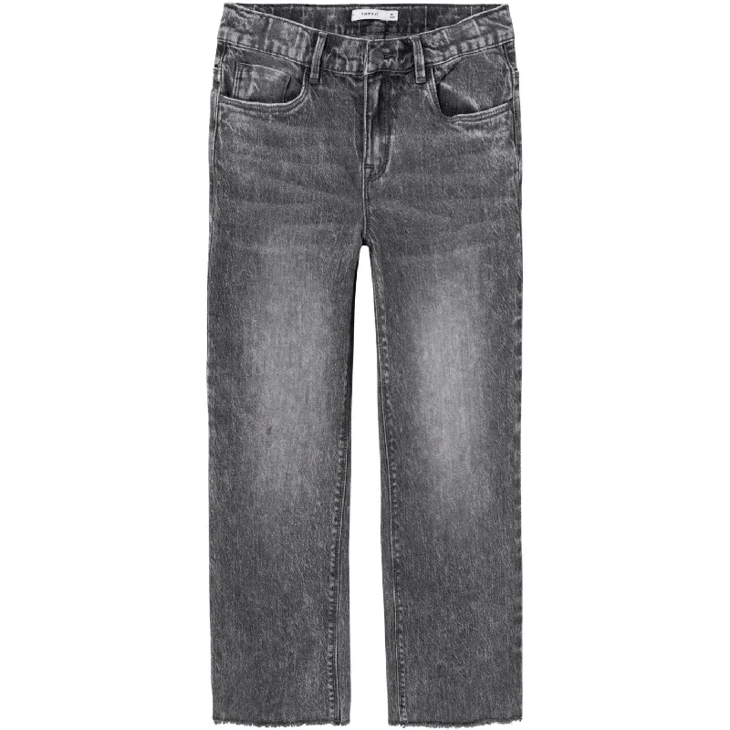Comfy Pants Name It Dark Grey Denim Rose Wide Jeans Noos