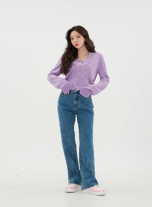 Celebrity Style Semi Wide Jeans BM21