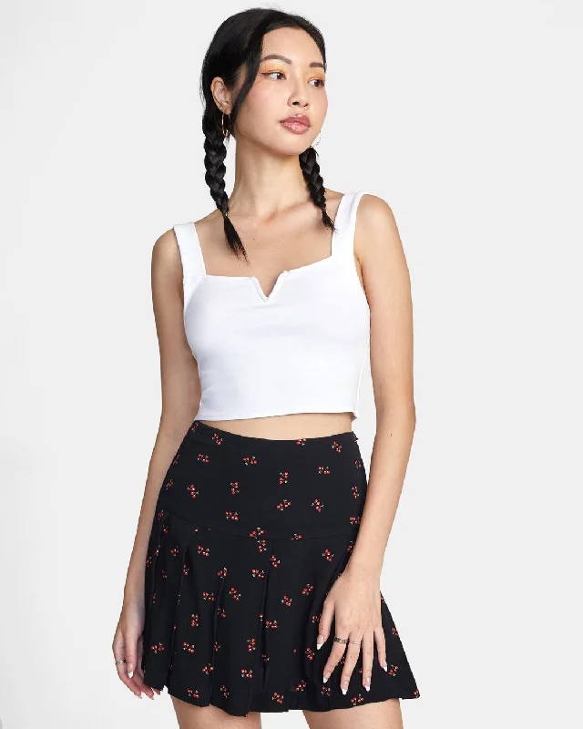 Personalized print Spirit Mini Skirt - RVCA Black
