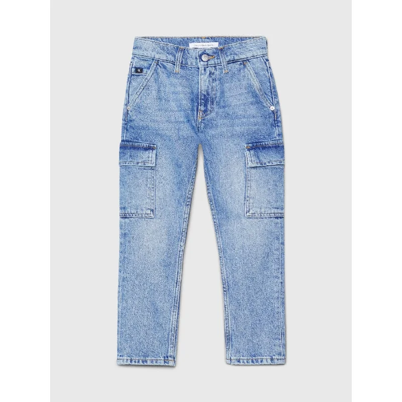 Autumn Selection Calvin Klein Dad Denim Jeans Iconic Mid Blue