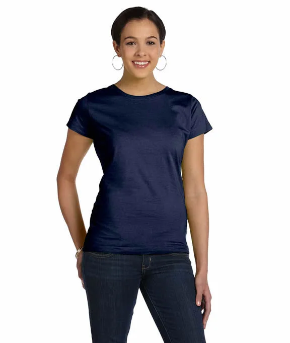 Dressing Tips 3516 - LAT Ladies Fine Jersey T-Shirt | Navy