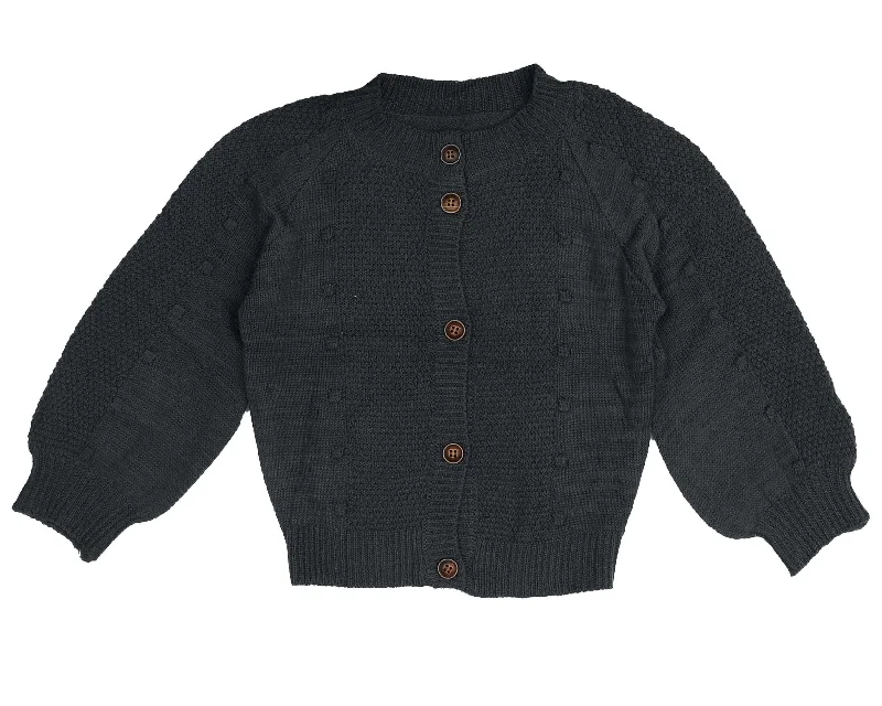 Casual And Versatile NOMA BLUE BALL TEXTURED CARDIGAN [Final Sale]