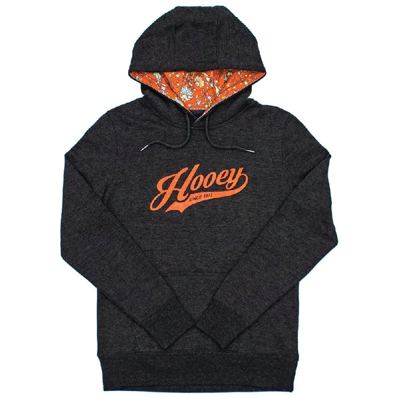 Celebrity Style "Prairie" Charcoal w/Orange Logo Hoody