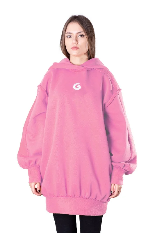Urban Style TheG Fresh Oversize Hoody Woman // pink