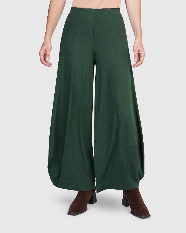 Fashionable Items Essential Punto Pants, Jungle