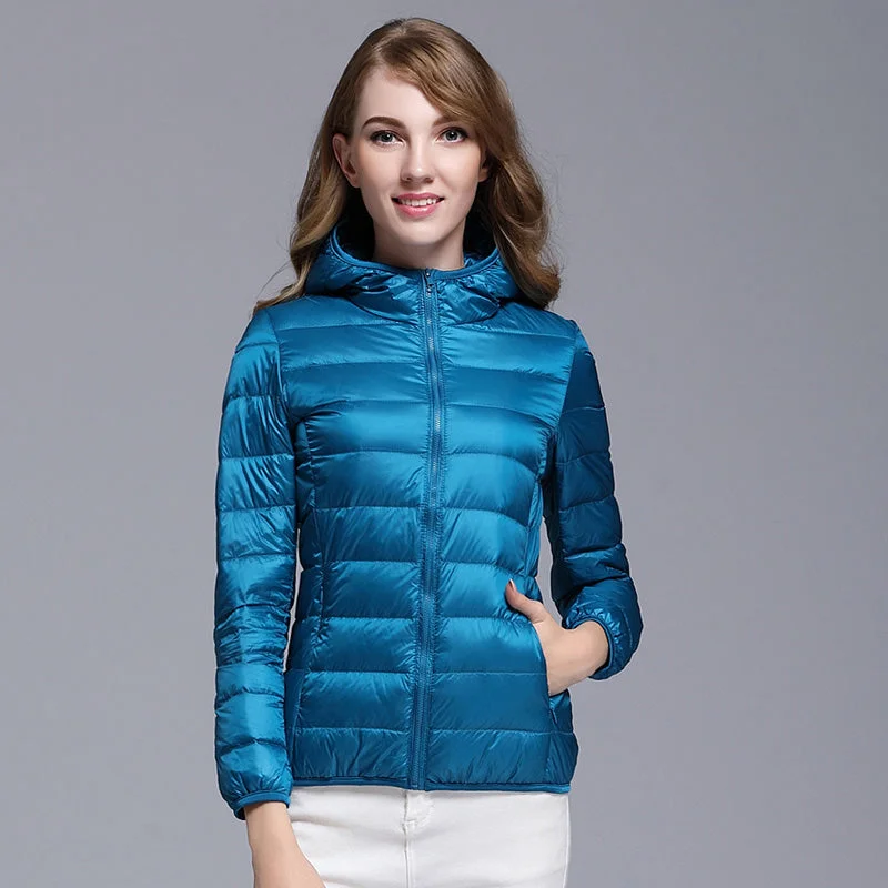 Fashion Trend Womens Ultra-light Down Puffer Jacket