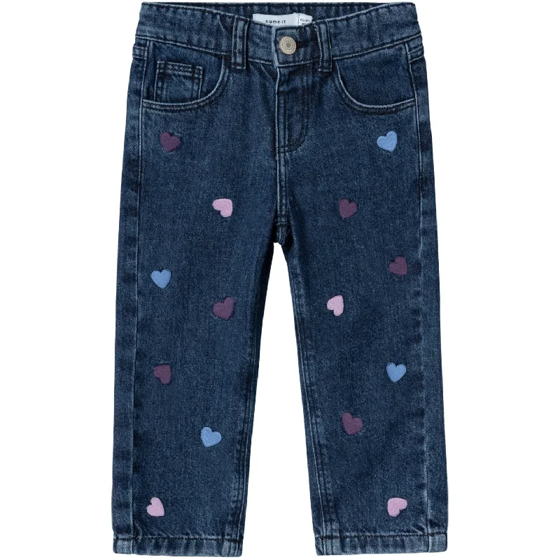 Modern Chic Name It Dark Blue Denim Bella Mom Jeans Noos