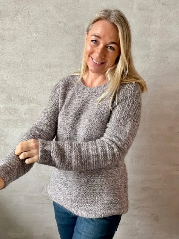 Urban Sense Dora sweater by Önling, No 20 + silk mohair knitting kit
