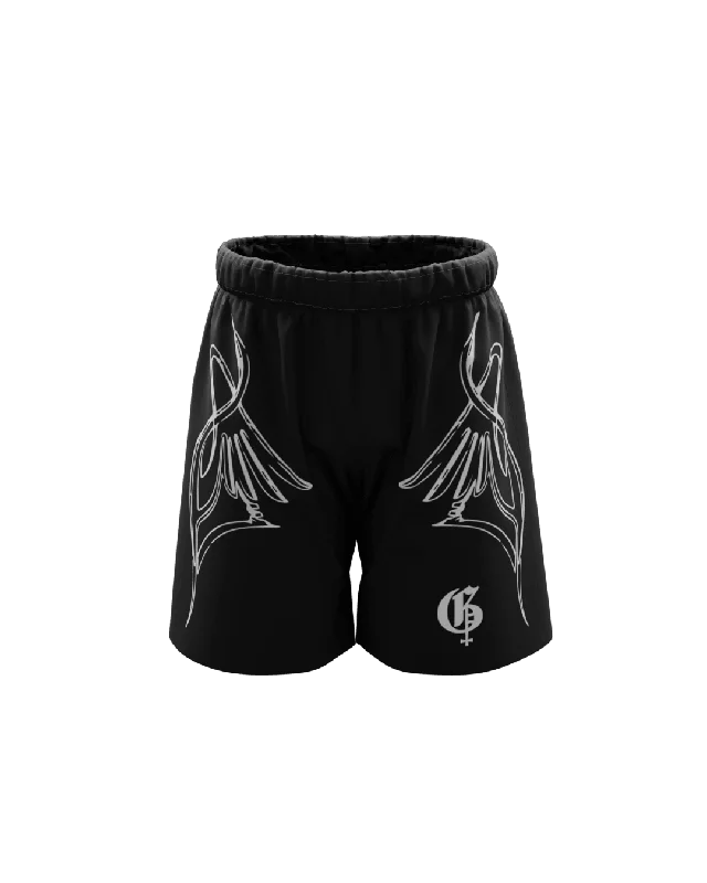 Sports outdoor style Karnage Unisex Black Shorts