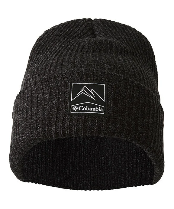 Lively And Youthful 1911321 - Columbia Whirlibird Cuffed Beanie | Black/Graphite Marbled