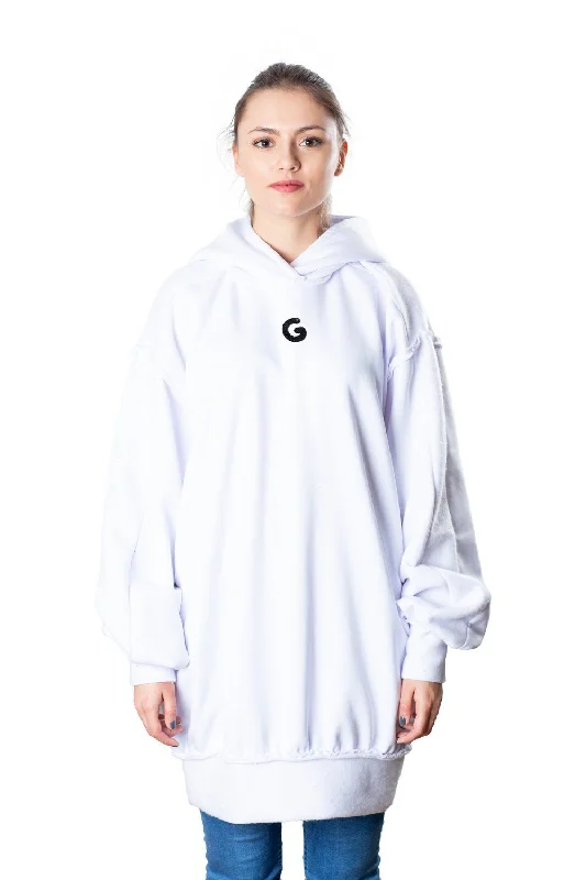 Customized Version TheG Fresh Oversize Hoody Woman // white