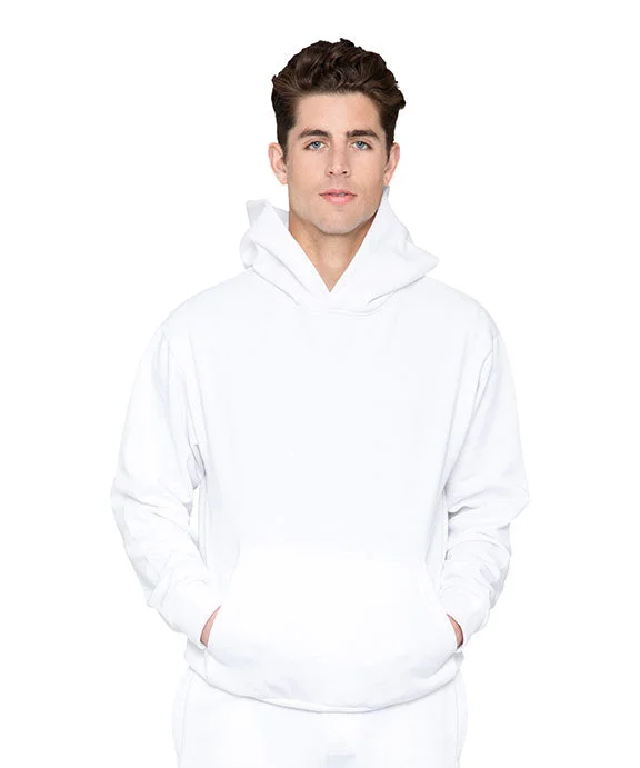 Light And Breathable LS16001 - Lane Seven Unisex Urban Pullover Hooded Sweatshirt | White