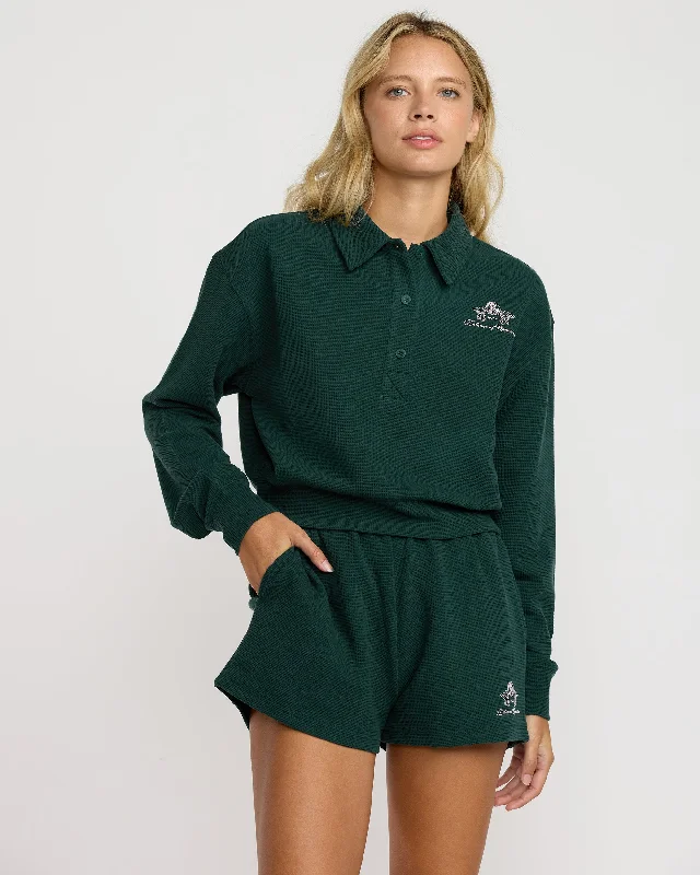 Classic Style Waffle Pops Short - Pine