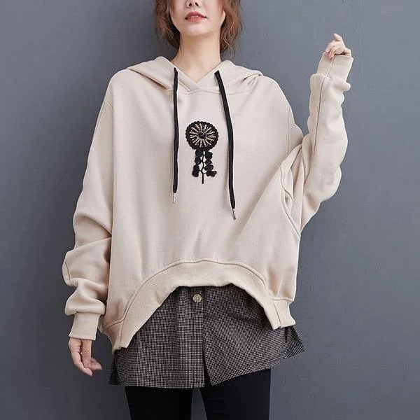 Personalized Outfit Oversized Women Casual Hooded Sweatshirt Loose Female Thick Cotton Warm Hoodies Personalized Outfit Oversized Women Casual Hooded Sweatshirt Loose Female Thick Cotton Warm Hoodies