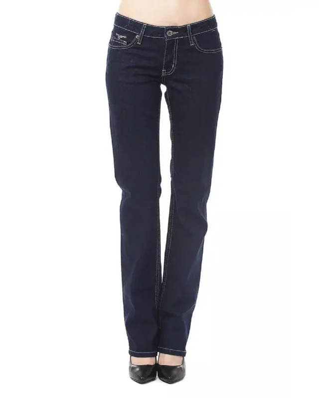 Fresh And Simple Ungaro Fever Women's Blue Cotton Jeans & Pant - W32 US