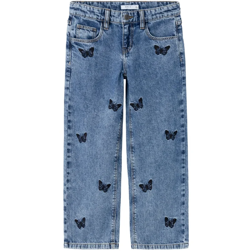 Comfortable Dresses Name It Medium Blue Denim Bella Wide Jeans