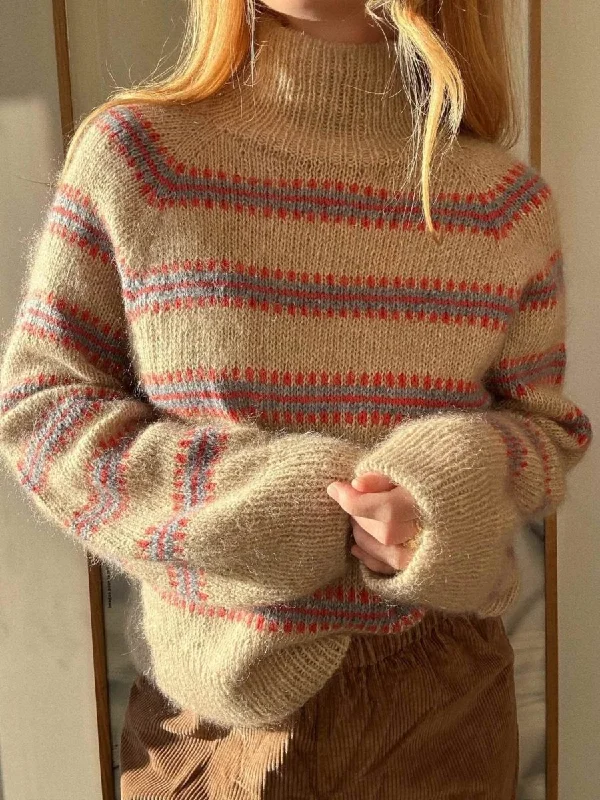 Dressing Tips Norma sweater by My Favourite Things Knitwear, No 16 + silk mohair yarn kit (excl pattern)