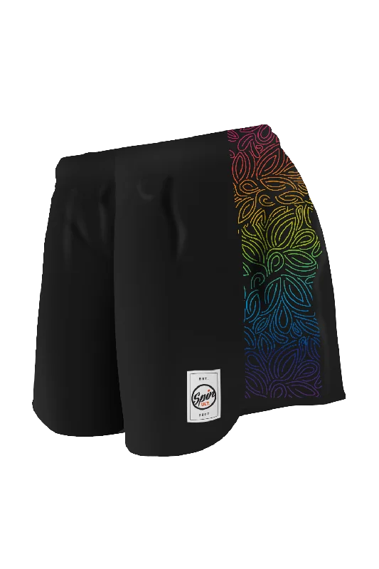 Unique Prints Floral Muse Racer Shorts