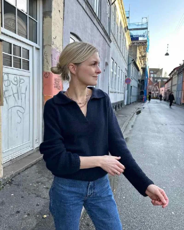 Low-key Luxury Elisabeth Blouse by Petiteknit, No 2 yarn kit (ex pattern)
