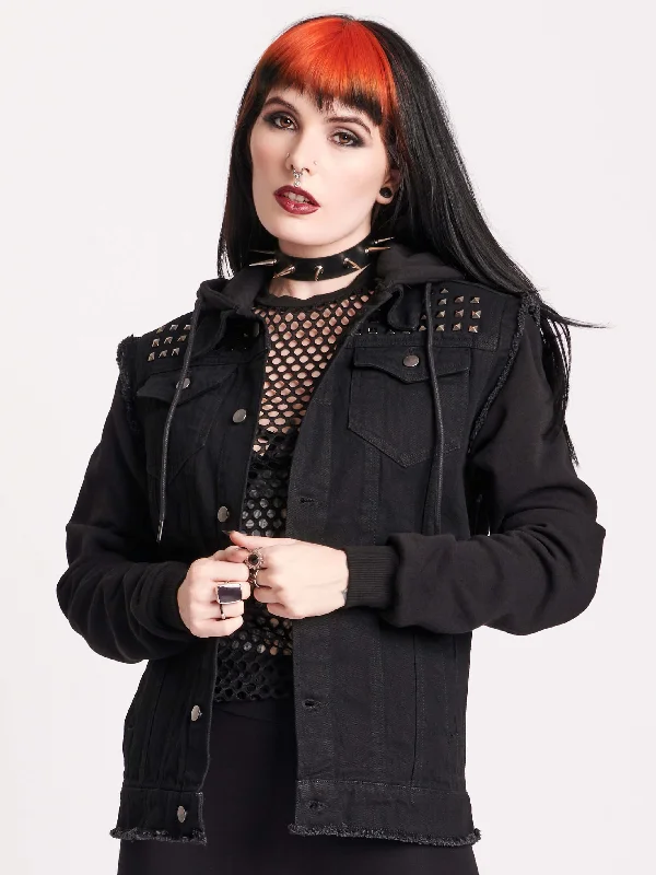 Body Design Studded Denim Jacket