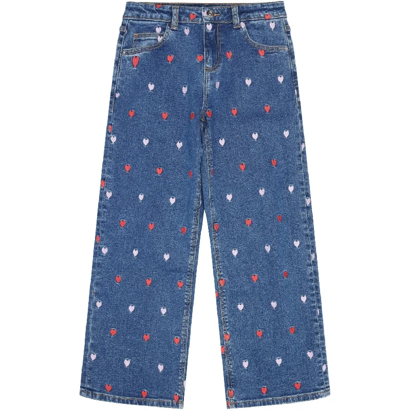 Design Perception The New Medium Blue Wash Lovina Wide Jeans