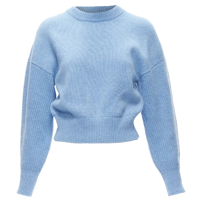 Personalized Clothing Alexander McQueen speckled wool boxy cropped sweater