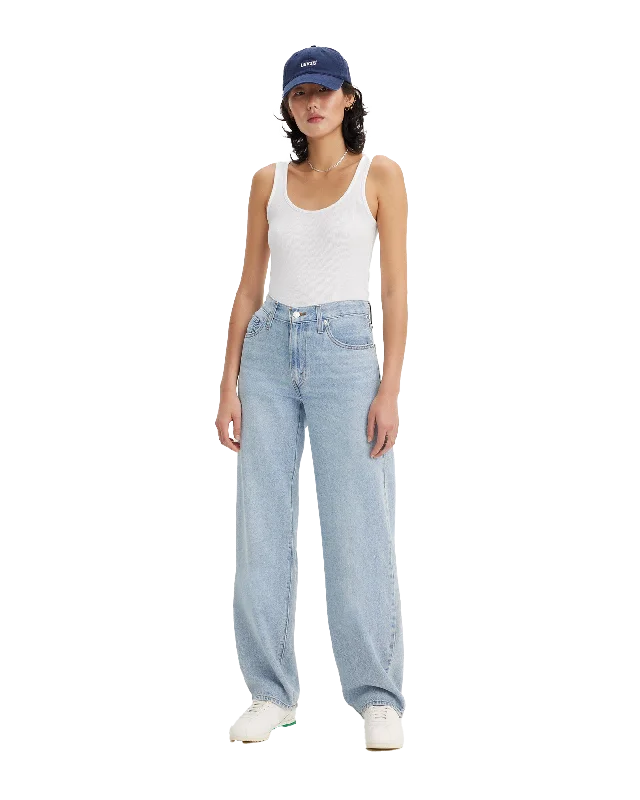 Playful Style Baggy Dad Jeans in Make A Difference