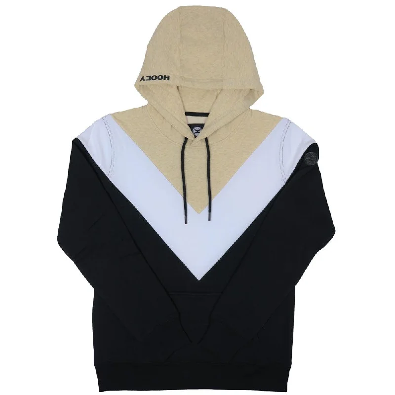 French Style "Berkeley" Black/White/Tan Hoody