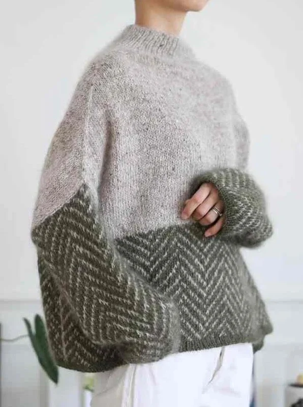 Tropical Style Jeol sweater by Aegyo Knit, No 16 + Silk Mohair yarn kit (excl pattern)