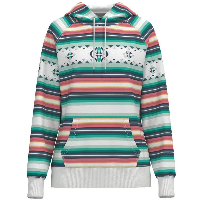 Elegant And Lazy "Mesa" Serape Pattern Hoody
