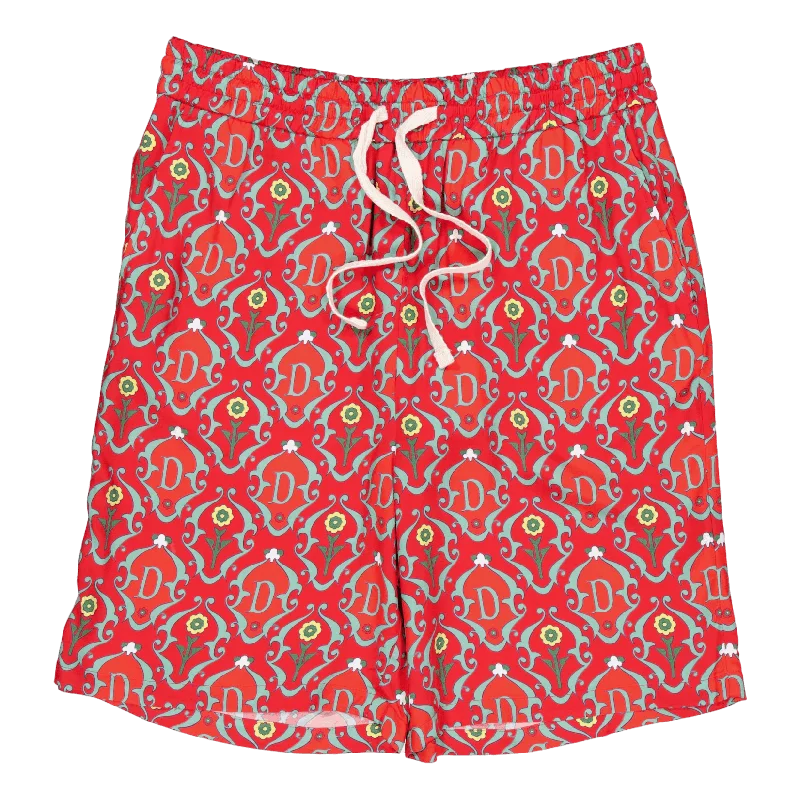 Retro Dress Le Short Ornements Red