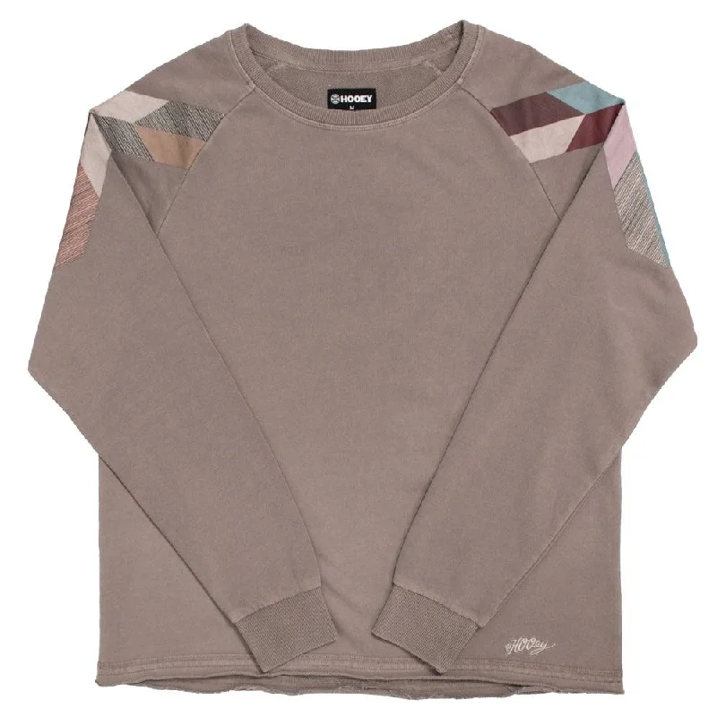 British Fashion "Homey Pullover" Brown w/Multi Color Pattern