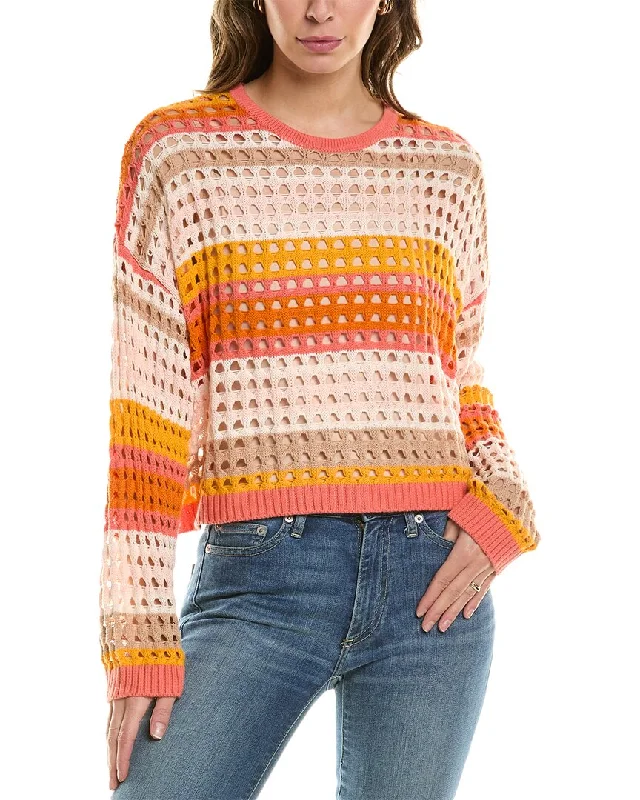 Fashion Trend WISPR Open Knit Silk-Blend Sweater