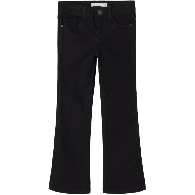 Warm and substantial Name It Black Denim Polly Skinny Boot Jeans Noos
