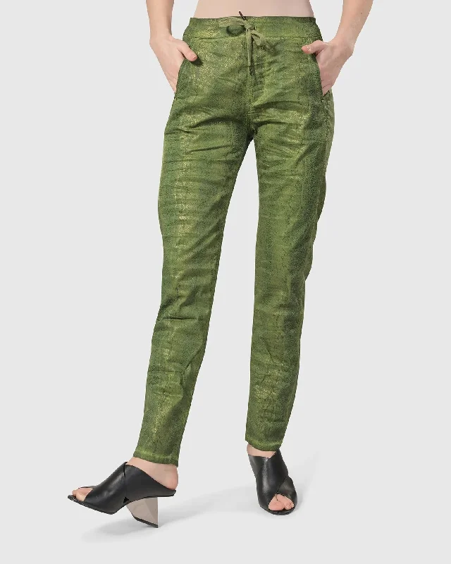 Modern Tailoring Fearless Iconic Stretch Jeans, Green