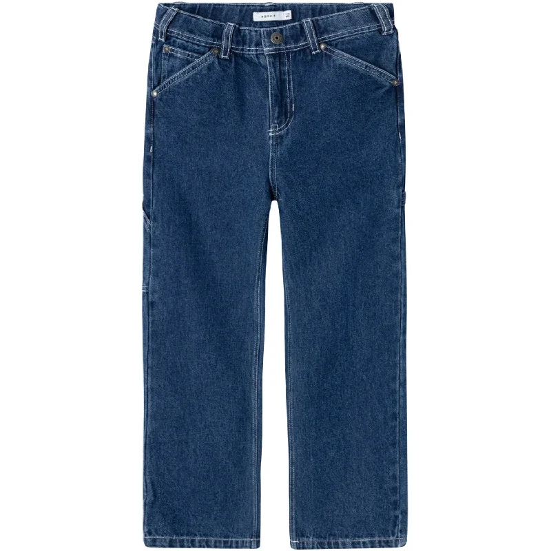 Boutique display Name It Dark Blue Denim Ryan Straight Jeans Noos