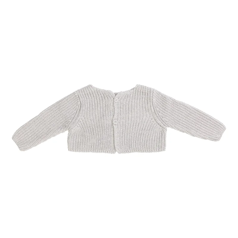 Street Personality Style LILETTE  BY LIL LEGS  BY LIL LEGS LIGHT BLUE CHUNKY KNIT SHRUG