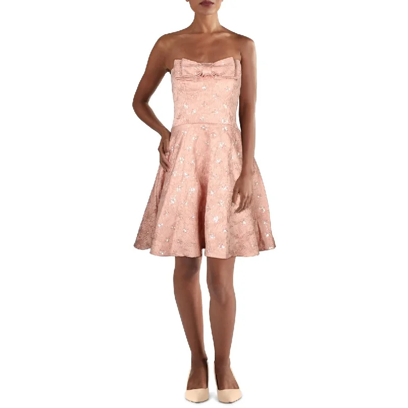 Renaissance Style City Studio Womens Sequined Mini Cocktail And Party Dress