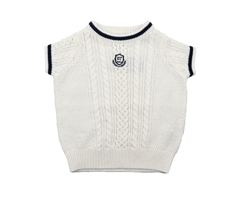 Versatile Style Sweet Threads White Andy Top