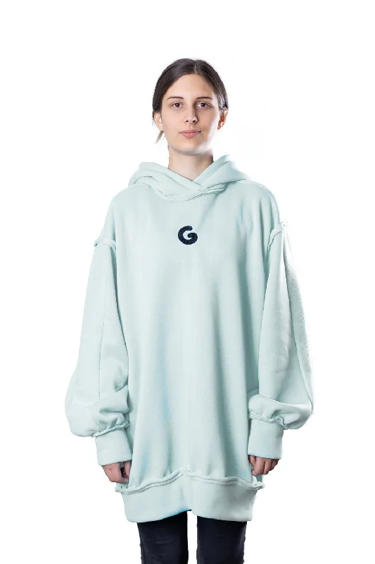 Street Fashion TheG Fresh Oversize Hoody Woman // neutral