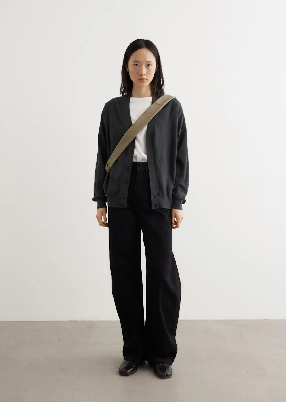 Cozy Dress High Waisted Curved Pants