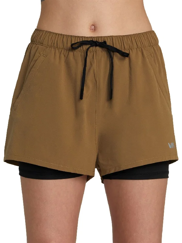 End Of The Year RVCA Ladies Essential Mid-Rise Yogger Short
