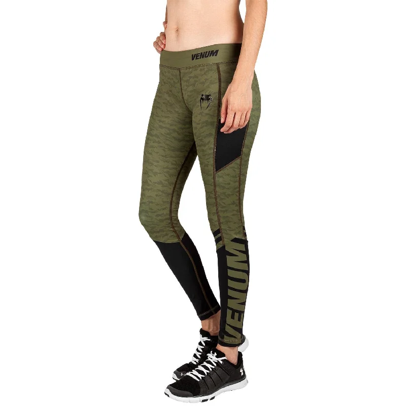 Dessert Matching Venum Power 2.0 Leggings - For Women - Khaki/Black