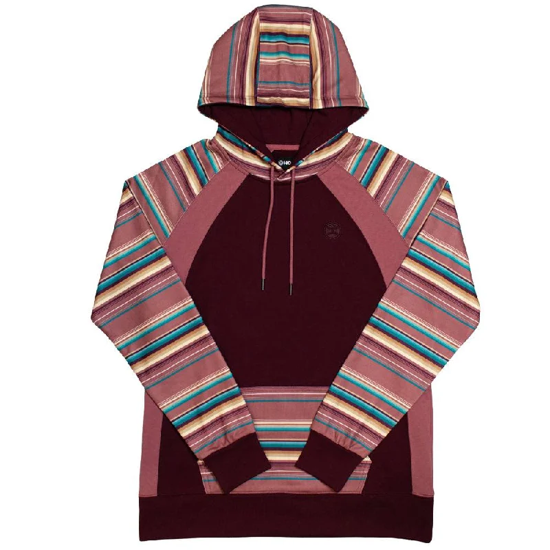 Luxury Temperament "Savannah" Maroon/ Serape Hoody