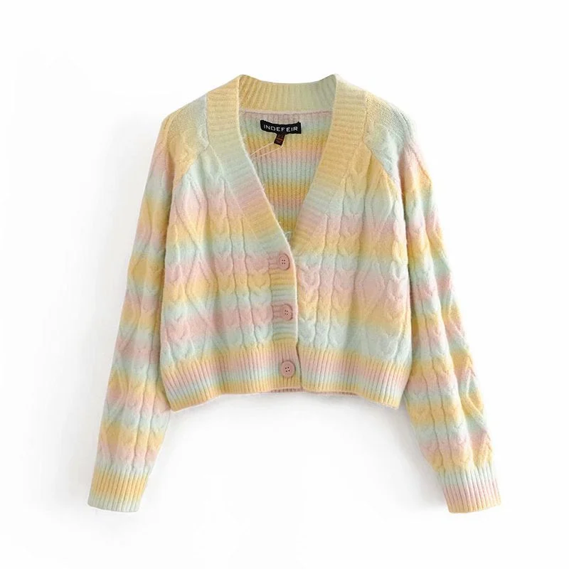 Soft Fashion Autumn women's sweater knit cardigan  1366