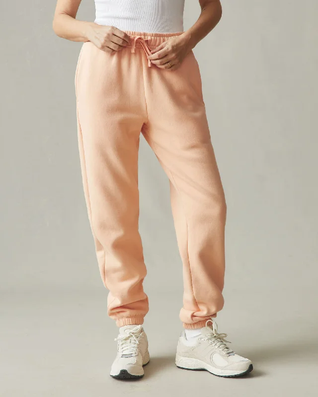 Summer Comfort Classic Sweatpants - Peach Fuzz